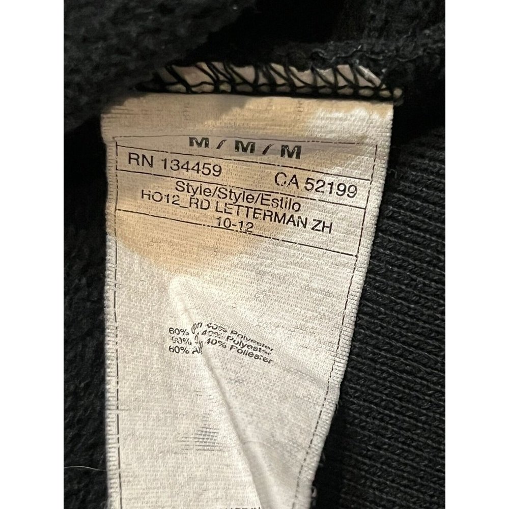 DC Shoe Co. Hooded Zip Up Black & Red Varsity Jacket Skateboard Coat‎ Sz Medium - Picture 5 of 8